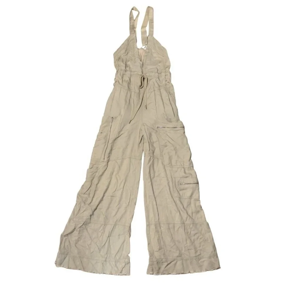 FP Movement Southern Lights Onesie Jumpsuit Desert Sage Tan XS Free People - Picture 2 of 9